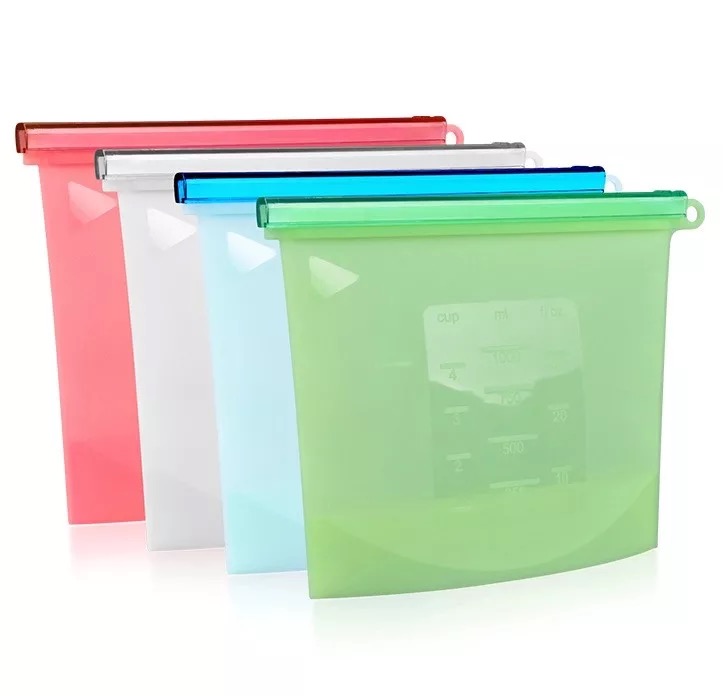 Silicone Food Storage Bag (Green, Red) – Moobi Baby Store